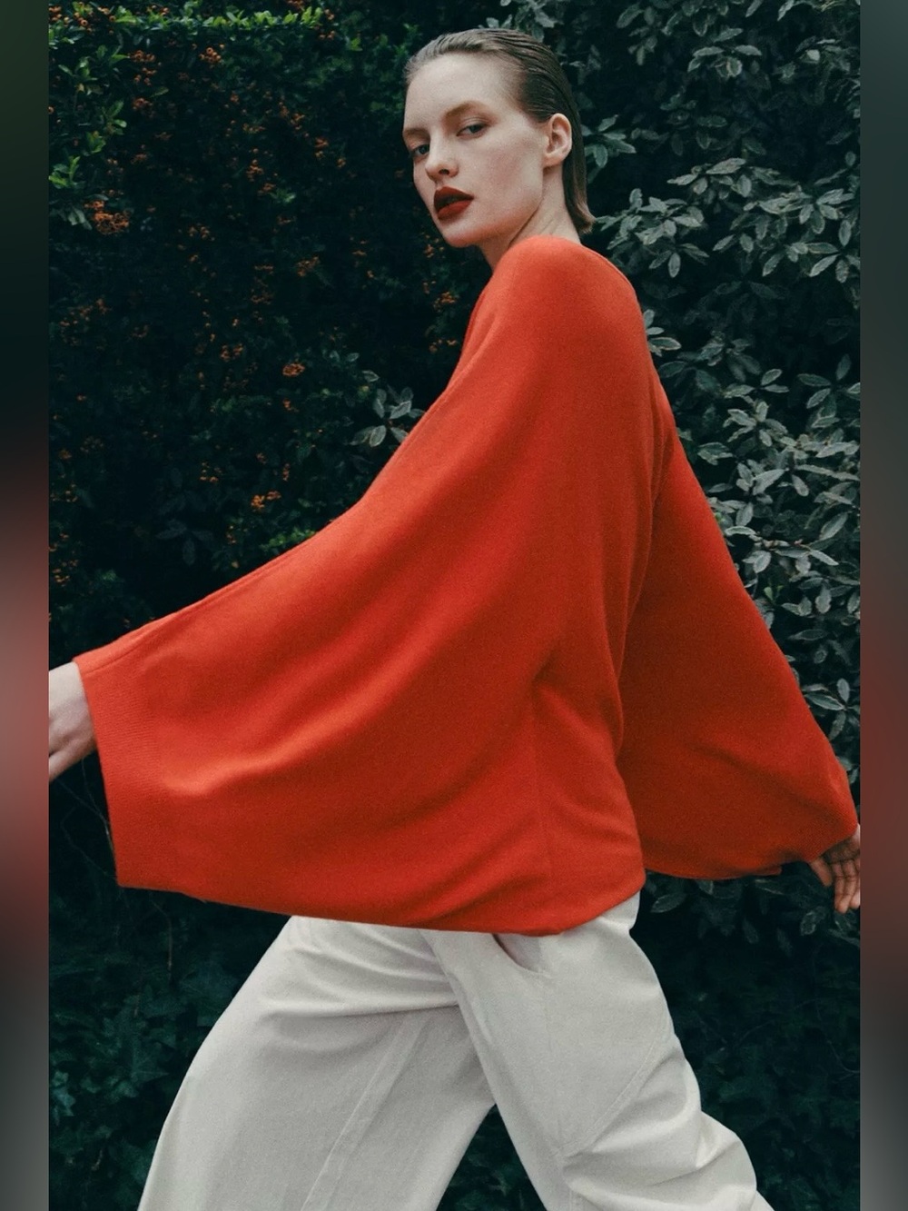 NEW Zara Batwing Sleeve Knit Sweater NWOT